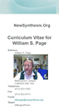 Mobile Screenshot of newsynthesis.org